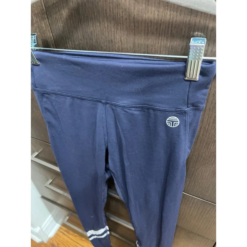 Tory Sport High-Rise Weightless‎ Chevron Legging in Tory Navy women's small
